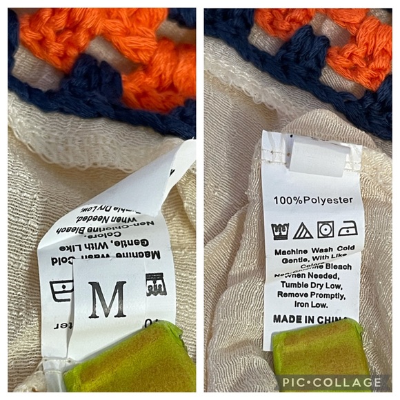 💥 Beige Swimsuit Coverup | Size Medium - Picture 5 of 6